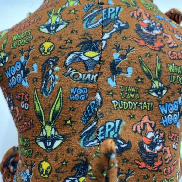 Looney Tunes Tasmanian Devil Sticker Bomb Stuffed Animal Plush Figure Toy 9” Taz - Picture 7 of 14